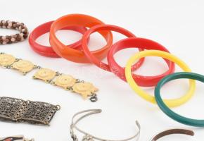 Vegyes bizsu karperecek, karkötők