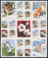 Amerikai Egyesült Államok 1991 Karácsony, állatok 36 darabos levélzáró ív