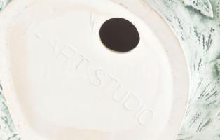 Porcelán, gyümölcsös tál, jelzett, d: 27 cm, hibátlan