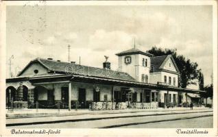 1935 Balatonalmádi, vasútállomás (fl)