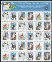 Amerikai Egyesült Államok 1992 Karácsony, állatok 30 darabos levélzáró ív