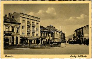1943 Munkács, Mukacheve, Mukacevo; Horthy Miklós tér / square