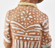 Kovács Margit (1902-1977): "Szeret nem szeret". Kerámia, jelzett, kopottas festéssel, m: 1...