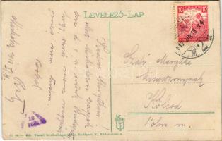 1918 Miskolc, Városház tér. Vasúti levelezőlapárusítás 48. sz. 1916. (EK)