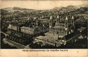 1913 Pécs, Székesegyház és püspöki palota s: Weeser-Krell (fl)