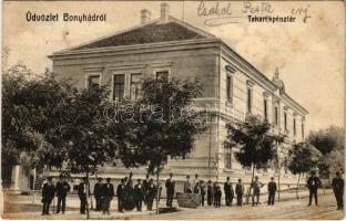 1910 Bonyhád, Takarékpénztár. W.L. Bp. Hoffer József kiadása (fl)