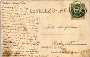 1910 Bonyhád, Takarékpénztár. W.L. Bp. Hoffer József kiadása (fl)