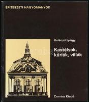 Kelényi György: Kastélyok, kúriák, villák. Építészeti hagyományok. Bp., 1980, Corvina. Második, átdolgozott kiadás. D. Kerekes Emőke rajzaival és Dobos Lajos fotóival. Kiadói kartonált papírkötés.