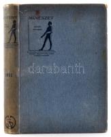 1902 A Művészet c. folyóirat teljes évfolyama festett egészvászon kötésben