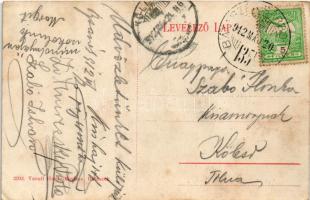 1912 Bátaszék, Római katolikus templom. Vasúti tőzsde kiadása 2002. + "BÁTASZÉK - SÁRBOGÁRD 135...