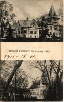 1911 Kajdacs, Sztankovánszky kastély. Steiermann Izidor kiadása (EK)