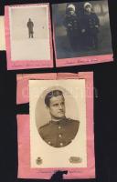 3db fénykép Joubert Edvinről, Horthy kori repülőpilótáról