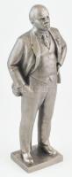Jelzés nélkül: Vlagyimir Iljics Uljanov (Lenin). Alumínium. Kopásokkal, m: 38 cm