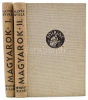 Illyés Gyula: Magyarok. Naplójegyzetek. I-II. köt. Bp., [1938], Nyugat (Hungária-ny.), 221 p., 231-4...