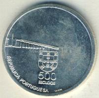 Portugália 1999. 500Esc Ag "Makao visszacsatolása Kínához" T:BU kis ph.