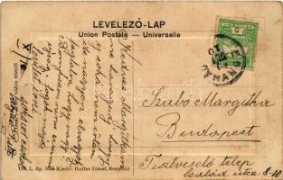 1910 Bonyhád, Evangélikus főgimnázium. "Ideal" W.L. Bp. 5028. Hoffer József kiadása (fl)