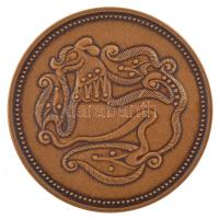 1996. "A Honfoglalás 1100. évfordulója" bronz emlékérem, műanyag tokban (50mm) T:1