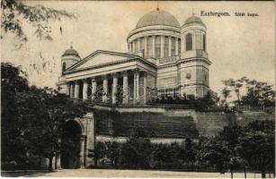 1913 Esztergom, Sötét kapu, Bazilika. Groszner B. kiadása (EK)