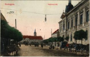1913 Esztergom, Széchenyi tér, Kir. Járásbíróság. Grószner B. kiadása (fl)