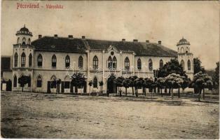 1912 Pécsvárad, Városháza. Kuttna Ármin kiadása (EK)