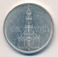 Német Harmadik Birodalom 1935F 5M Ag "Náci hatalom első évfordulója / Potsdami Garrison templom...