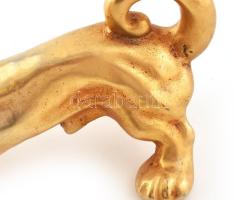 Ber Modena etikett jelzéssel: Tacskó. Aranyozott öntöttvas. Nagyon súlyos darab. Korának megfelelő k...