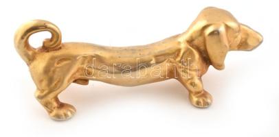 Ber Modena etikett jelzéssel: Tacskó. Aranyozott öntöttvas. Nagyon súlyos darab. Korának megfelelő k...