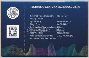 2022. 100Ft "Magyar Pénzmúzeum és Látogatóközpont" blisterben T:1