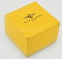 1996 Breitling quartz karóra, acél szíjjal, jelzett, eredeti sérült dobozban, papírokkal. Nem jár, n...