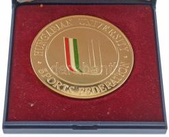 DN "Hungarian Republic / Hungarian University Sports Federation" részben zománcozott arany...