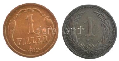 1900-1935. 1f bronz (2xklf) T:1-,2 patina