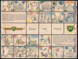 BEA British European Airways Flight guide. Légitársaság útvonalakat bemutató füzet 18p. térképek