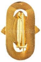 ~1960. "Testnevelés és Sport Érdemes Dolgozója" aranyozott, zománcozott fém jelvény eredet...