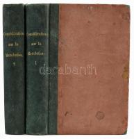 Stael Madame La Baronne de- : Considérations sur les principaux évenements de la Révolution Français...