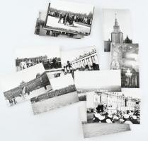 cca 1970-1980 Szovjetunió, 24 db vegyes fotó (Moszka, Ermitázs, Állami Egyetem, stb.), 14x9 cm
