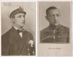 5 db RÉGI motívum képeslap: magyar színészek és színésznők / 5 pre-1945 motive postcards: Hungarian ...