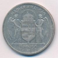 1930. 5P Ag "Horthy jobbra" T:2-,3 Adamo P8