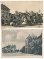 Szekszárd - 2 db RÉGI város képeslap / 2 pre-1945 town-view postcards