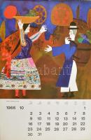 1966 Reich Károly, Konecsni György, Heinzelmann Emma, Ernyei Sándor és mások által illusztrált falin...