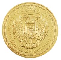 DN "Magyar Aranyóriások - III. Károly 10 aranydukát, 1713" aranyozott Cu utánveret tanúsít...