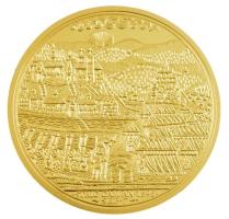 DN "Magyar Aranyóriások - II. Mátyás 16 dukát, Esztergom ostroma, 1595/1601" aranyozott Cu...