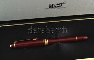 Montblanc Meisterstück töltőtoll bordó, újszerű állapotban, eredeti dobozában, leírással, garancia k...