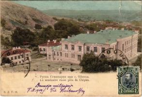 1909 Shipka, Chipka; Le seminaire russe pres de Chipka / Russian seminary. TCV card (tear)