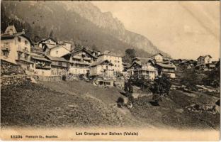 1907 Salvan, Les Granges sur Salvan (Valais) (wet damage)