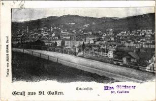 1899 (Vorläufer) Sankt Gallen, Totalansicht / general view (EK)