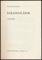 Fekete István: Barangolások. Bp., 1968. Móra. Első kiadás. Csergezán Pál rajzaival. Kiadói félvászon...
