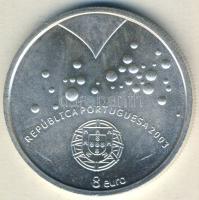 Portugália 2003. 8€ Ag "Labdarúgó EB-szívek" T:BU
