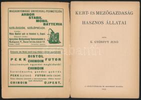 K. Györffy Jenő: Kert és mezőgazdaság hasznos állatai. Növényvédelem és Kertészet Könyvtára. Bp., 19...