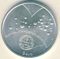 Portugália 2003. 8€ Ag "Labdarúgó EB-szívek" T:BU