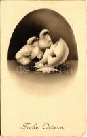 1933 Frohe Ostern / Easter greeting art postcard. HWB Ser 4998. (EK)